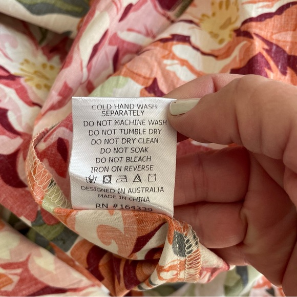 NWT Petal & Pup Seven Wonders Madeira Orange Floral Cutout Maxi Dress - Picture 13 of 17